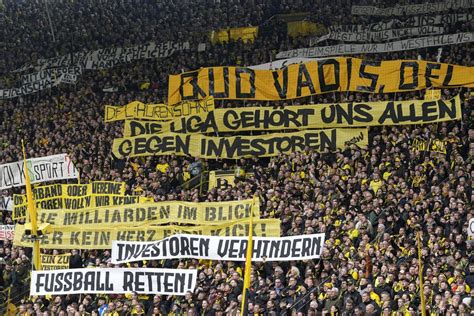 German soccer fans going silent at games this weekend to protest Bundesliga investment deal